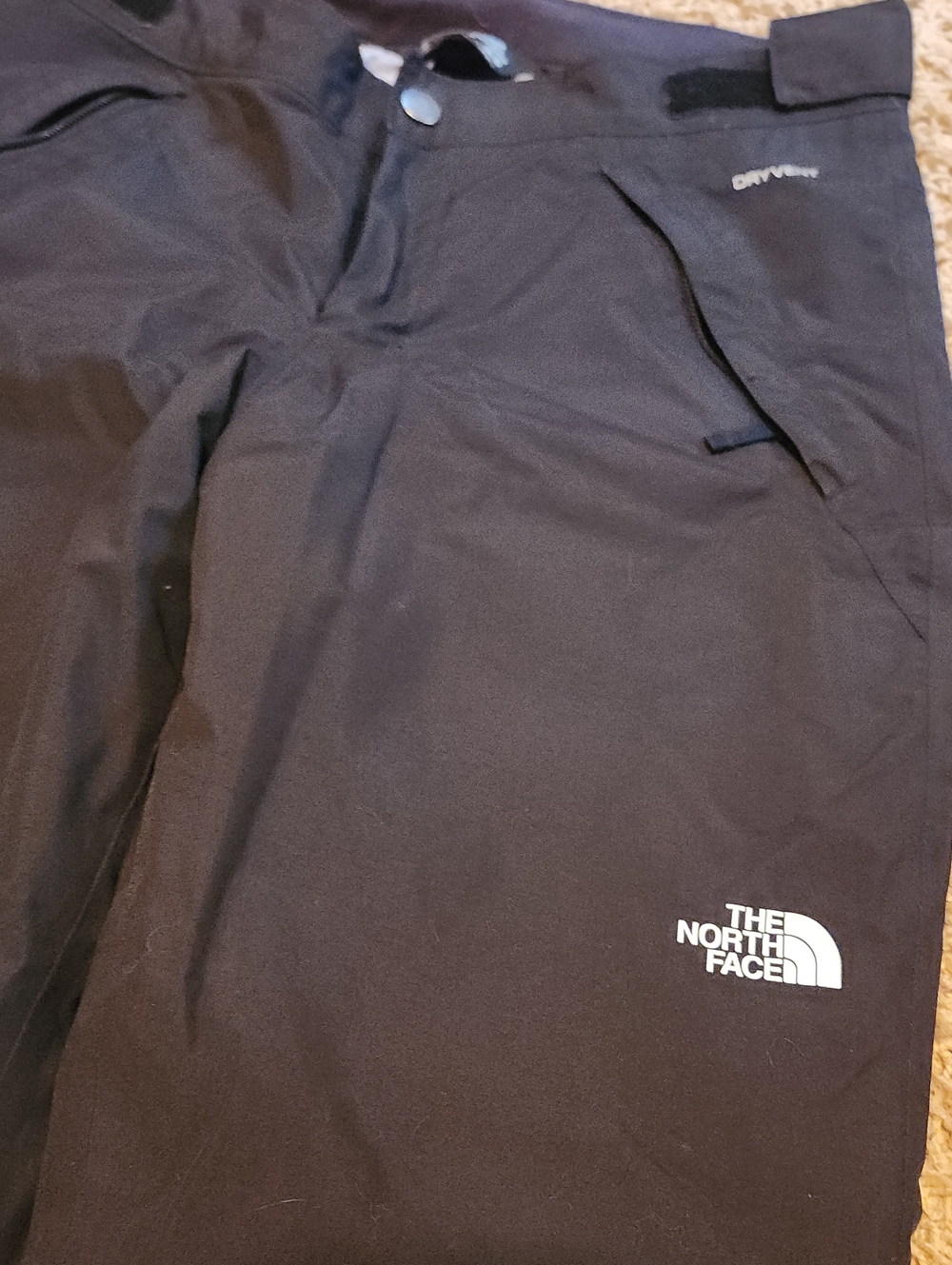 The North Face Youth Black Outdoor Snow Shell Pants Size Large 14/16 - Picture 2 of 12